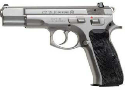CZ USA 75B 9mm Luger Matte Stainless Steel 16Rd Pistol 91128